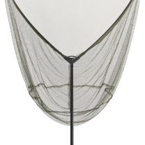 Landing Net for Carp Fishing, 42 Inch Extra Large Fishing Net, 6 Feet Carbon Fiber Long Handle Saltwater Big Fish, Holds Up to 88lbs/40kgs, Olive Green, Supplied with Carry Bag